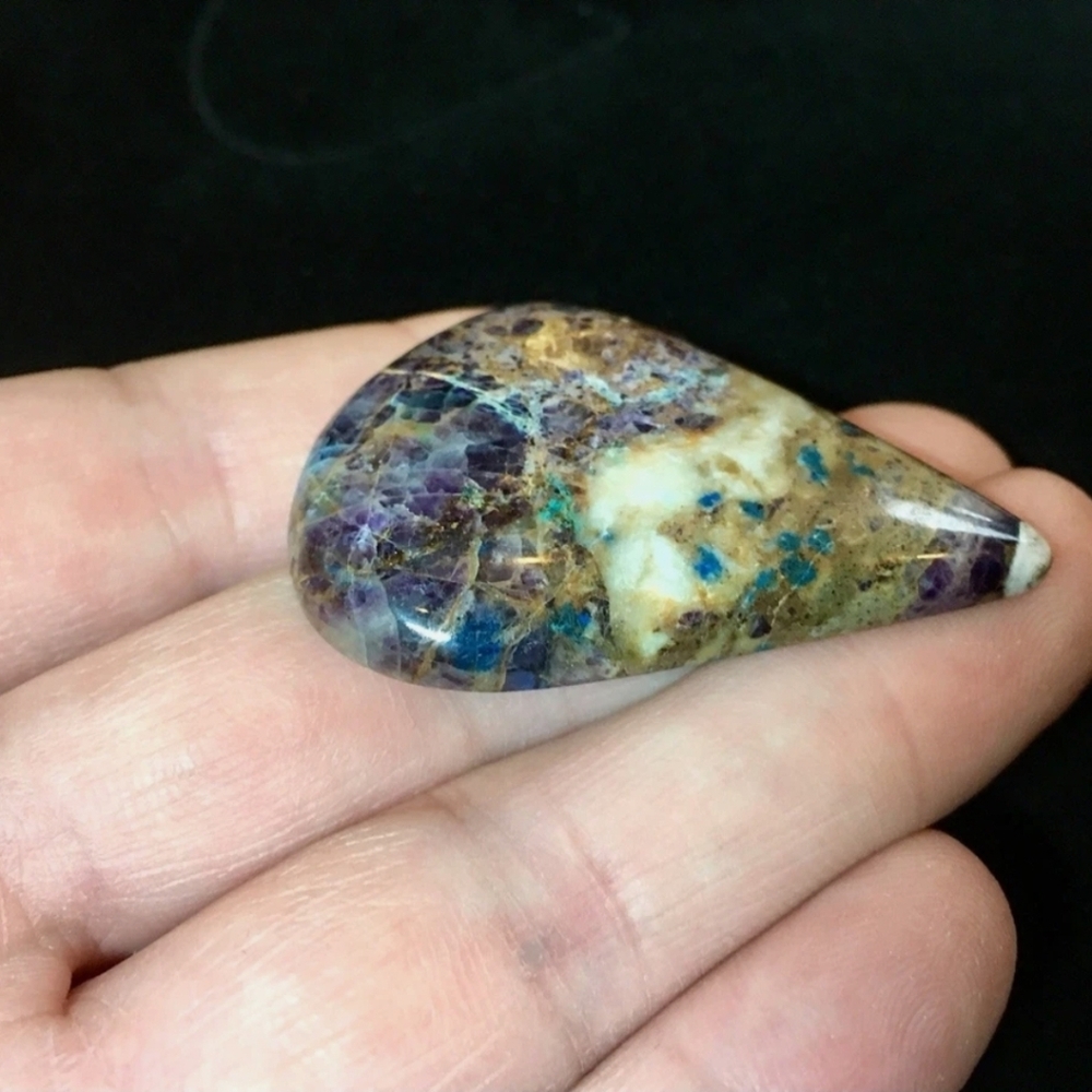 Natural Kaleidascope Prism Agate Cabochon Utah High Grade 94ct - Picture 4 of 5